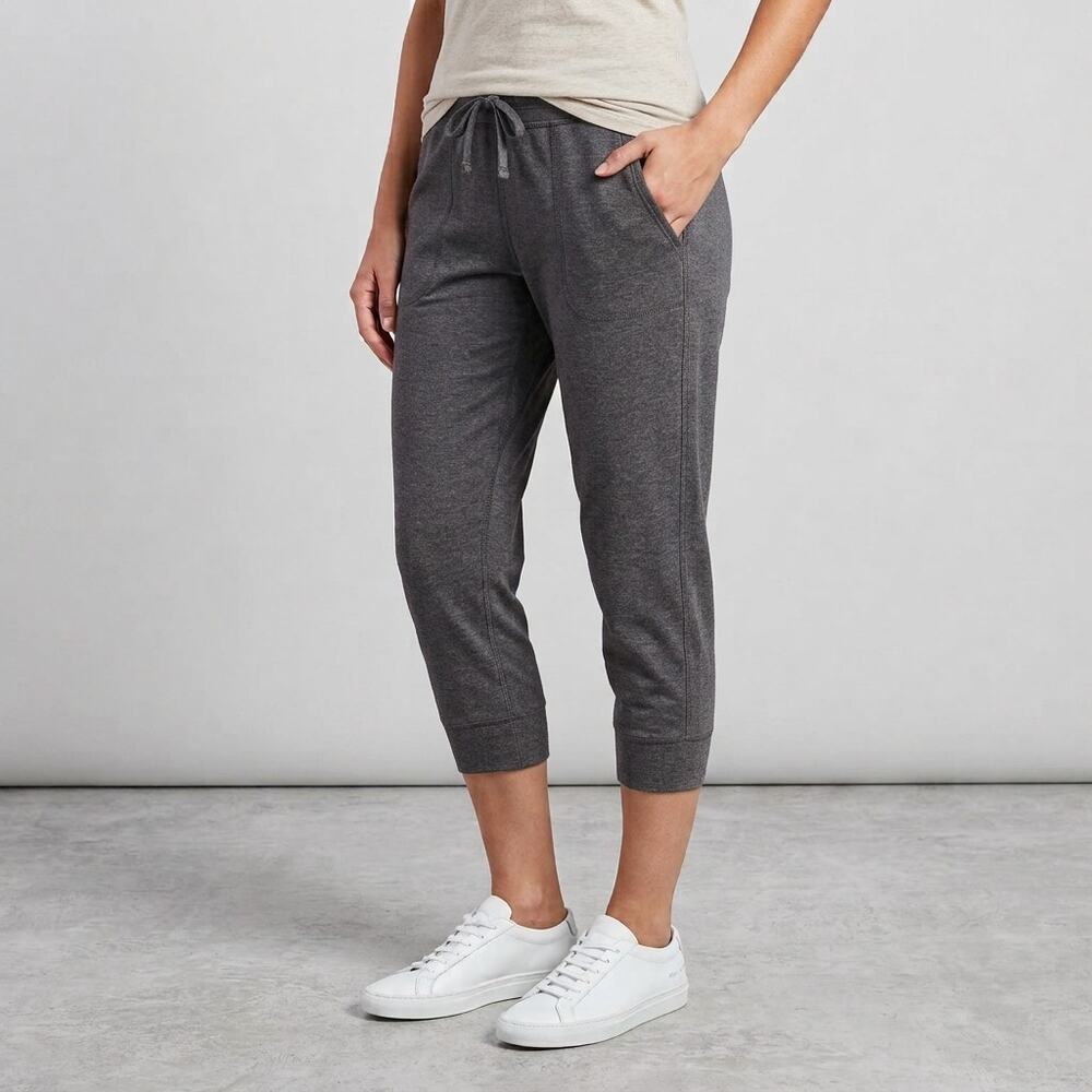Patagonia Ahnya Pants Womens Small Gray Organic Cotton Athleisure Joggers Cabin